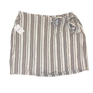 Forever 21 New with Tags Striped Linen Skort
